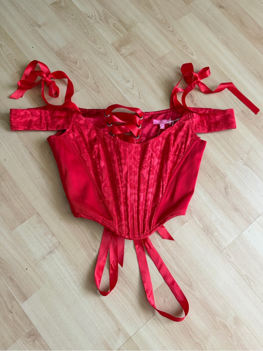 Sugar Thrillz Scarlet Elegant Obsession Corset Top